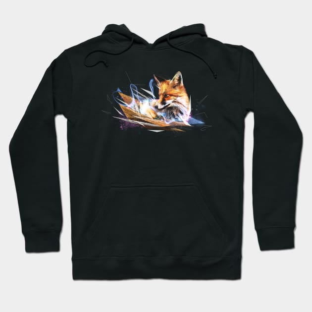 Galaxy Fox Hoodie by iniandre